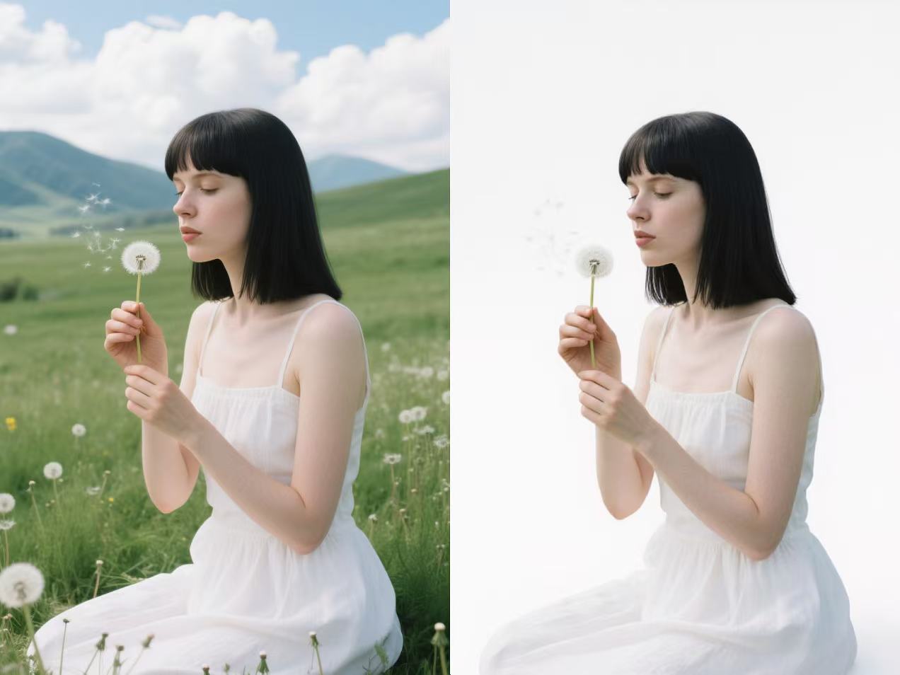 White Background